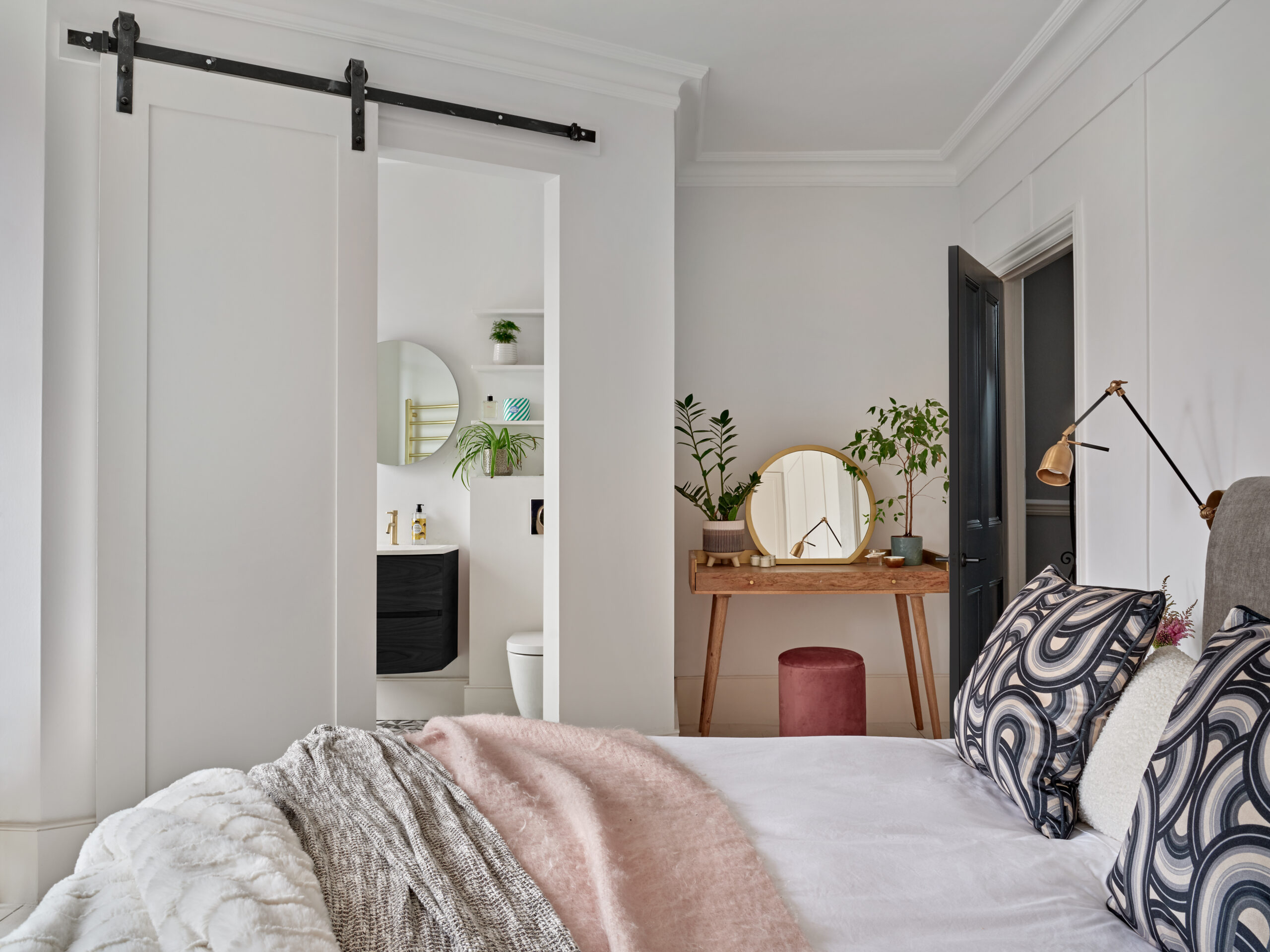 A modern, elegant home exterior designed by Garrity.