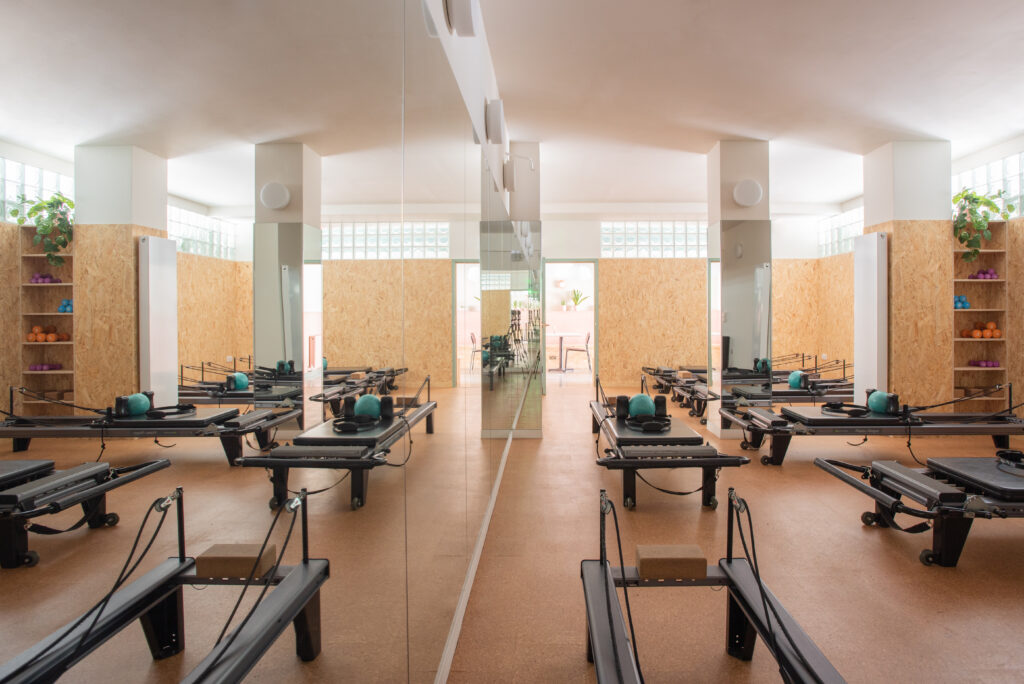 Main space: café seating