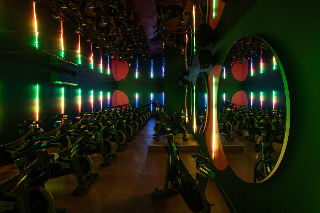 Ride studio: bikes and lighting